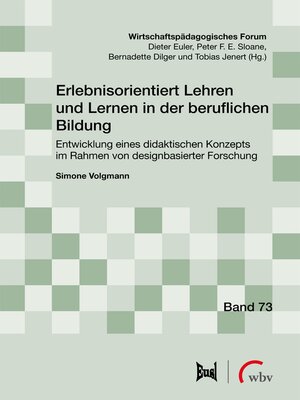 cover image of Erlebnisorientiert Lehren und Lernen in der beruflichen Bildung